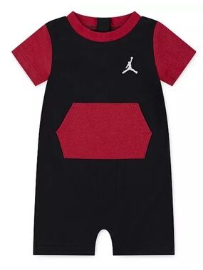 SUMMER SALE🚨Baby Nike Jordan Brooklyn Essentials Short Sleeve Romper